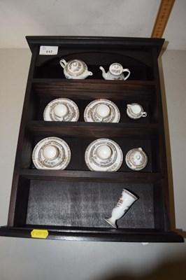 Lot 117 - Collection of Wedgwood miniature tea wares and...