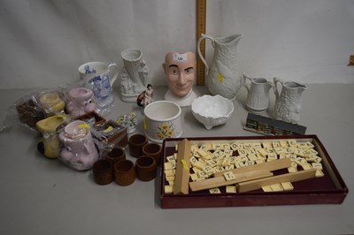 Lot 120 - Mixed Lot: Scrabble set, various napkin rings,...