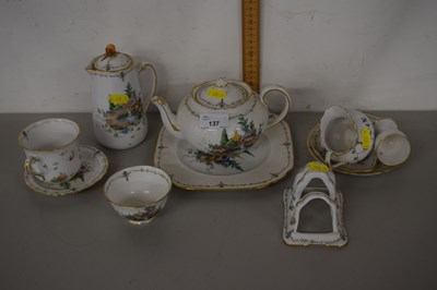 Lot 137 - A quantity of Tuscan tea ware