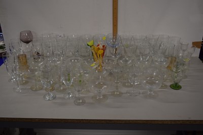 Lot 145 - Large Mixed Lot: Various drinking glasses