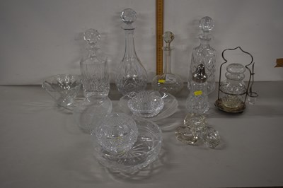 Lot 150 - Mixed Lot: Various decanters and other glass...