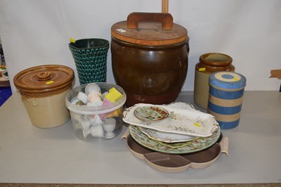 Lot 154 - Mixed Lot: T G Green storage jar marked Salt...