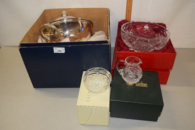 Lot 159 - Mixed Lot: A Royal Brierley cut glass bowl...