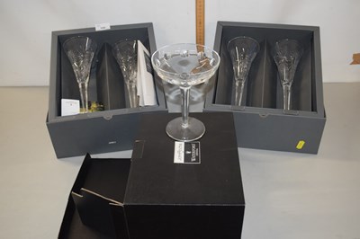 Lot 160 - Waterford Crystal - two pairs of Millennium...