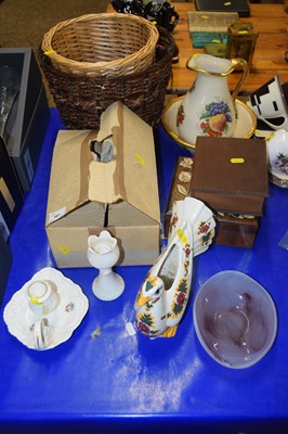 Lot 161 - Mixed Lot: Small wash bowl and jug, boxed...