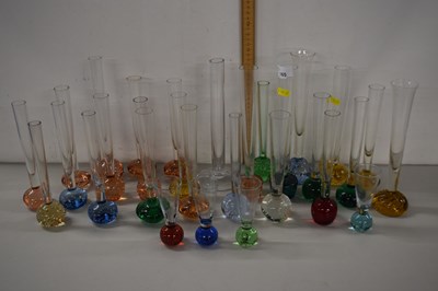 Lot 165 - Group of Whitefriars style glass stem vases