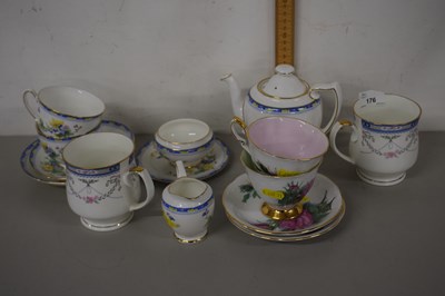 Lot 176 - Quantity of mixed tea wares