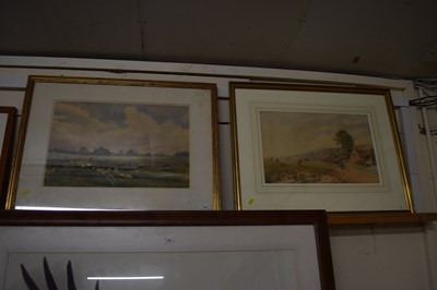 Lot 212 - Two 19th Century watercolour studies of...