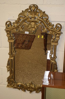 Lot 219 - Modern wall mirror in Georgian style gilt...