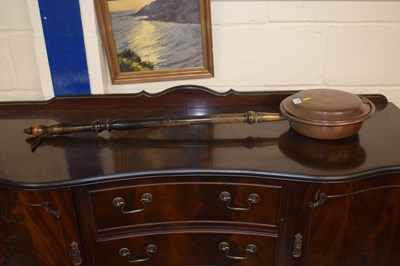 Lot 226 - A copper bed warming pan