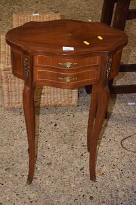 Lot 301 - A reproduction continental style mahogany two...