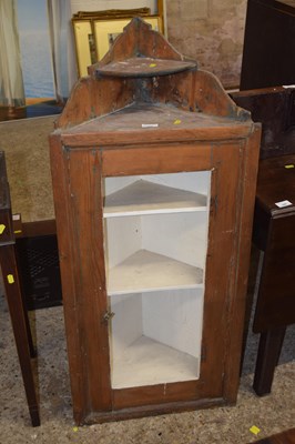 Lot 324 - 19th Century pine corner cabinet