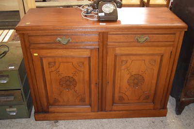 Lot 339 - Late Victorian American walnut sideboard