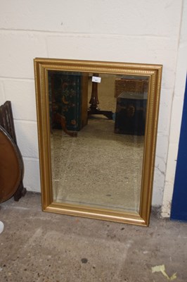 Lot 347 - Modern wall mirror in gilt effect frame