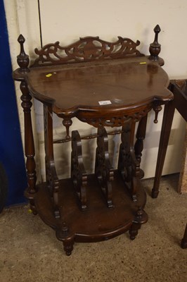 Lot 352 - Victorian style hardwood combination side...