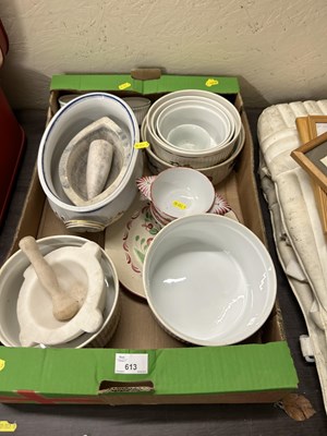 Lot 613 - Mixed Lot: Assorted dinner wares to include...