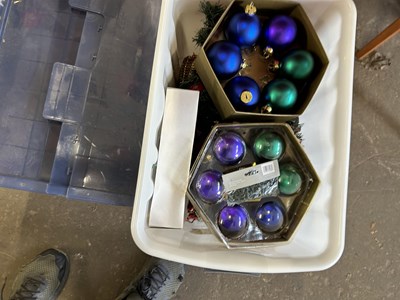 Lot 770 - Two boxes of Christmas decorations