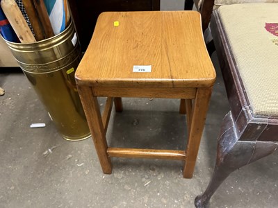 Lot 778 - Small hardwood stool