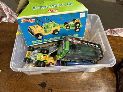 Lot 783 - Box of various assorted toy vehicles