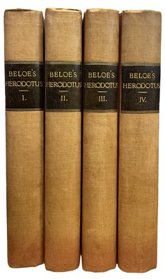 Lot 409 - REV WILLIAM BELOE: HERODOTUS, TRANSLATED FROM...