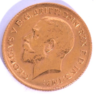Lot 169 - George V half sovereign dated 1912