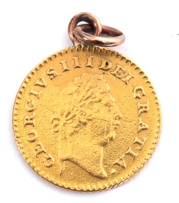 Lot 170 - George III gold coin dated 1797, now with...