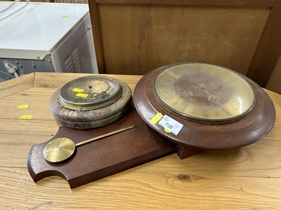 Lot 738 - A Spectrum Quartz wall clock and a barometer (2)