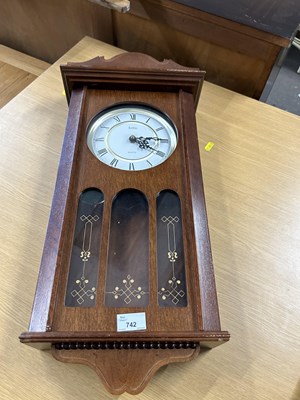 Lot 742 - An Acctim quartz wall clock