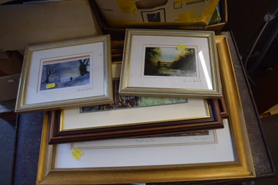 Lot 745 - A group of five assorted prints to include...