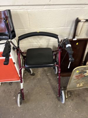 Lot 817 - A wheeled mobility walker