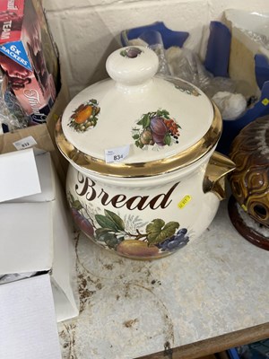 Lot 834 - Pottery bread bin