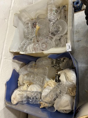 Lot 835 - Two boxes of drinking glasses