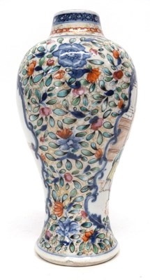 Lot 7 - 18th century Chinese porcelain baluster vase...
