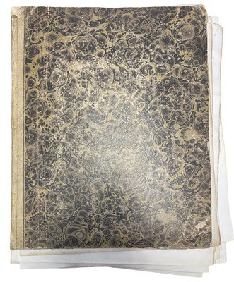 Lot 1374 - NELSON INTEREST: A disbound scrap-book...