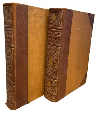 Lot 8 - H G WELLS: THE OUTLINE OF HISTORY,BEING A...