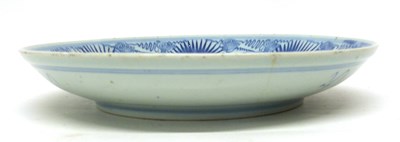 Lot 16 - Chinese porcelain blue and white dish,...