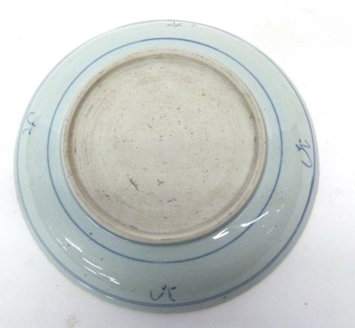 Lot 16 - Chinese porcelain blue and white dish,...