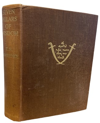 Lot 468 - T E LAWRENCE: SEVEN PILLARS OF WISDOM, London,...