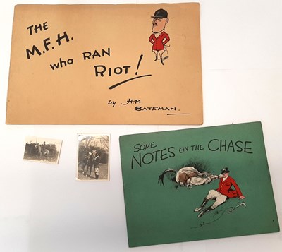 Lot 22 - Hunting Ephemera, Moss Bross interest: copy of...