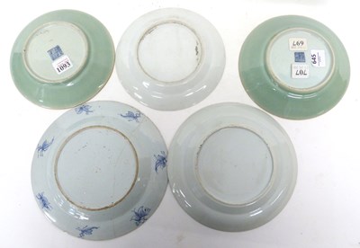 Lot 17 - Group of Chinese porcelain plates including...