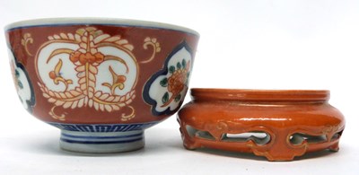 Lot 27 - Group of Japanese porcelains including two...