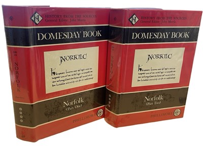 Lot 495 - JOHN MORRIS (Ed): DOMESDAY BOOK NORFOLK, in 2...