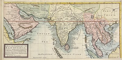 Lot 1126 - Moll: Herman: Hand Coloured Map of the East Indies c.1736