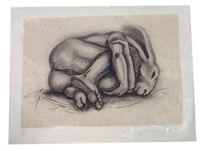 Lot 76 - Sophie Ryder (British, b.1963), 'Curled Up',...