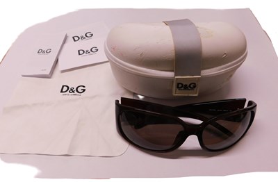 Lot 123 - A pair fo Dolce & Gabbana sunglasses, the...