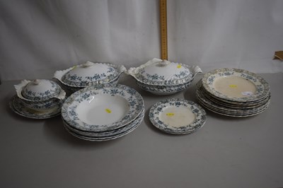 Lot 26 - Quantity of Henry Alcock floral decorated...