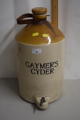 Lot 28 - A Gaymers Cider flagon