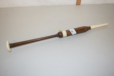 Lot 48 - Bagpipe training chanter pipe