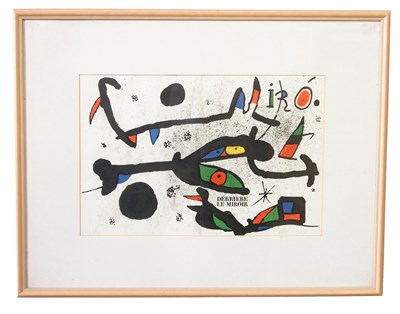 Lot 87 - Joan Miro (1893-1983), Composition for...