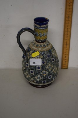 Lot 56 - Doulton Lambeth Art Ware type jug, chipped to...